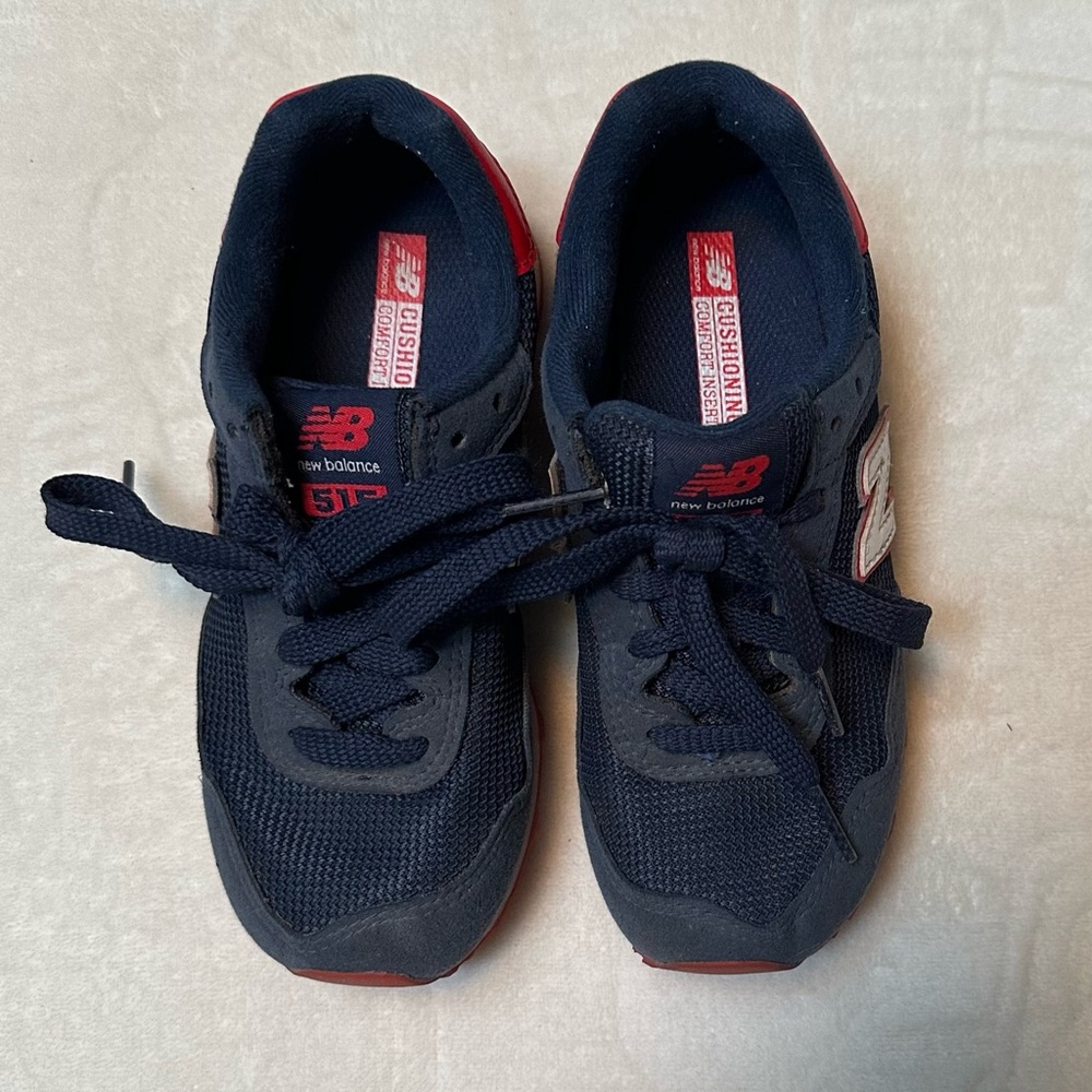 New Balance Kids' Sneakers in Navy and Red
